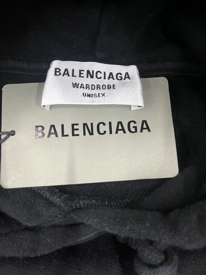 Balenciaga Balenciaga Blurred mosaic logo hooded sweatshirt 2504-Nexta Size US XS / EU 42 / 0 - 3 Thumbnail