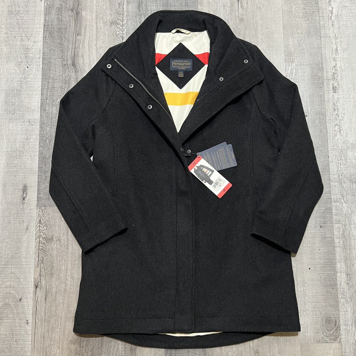 Pendleton Cascade Gray store Wool Zip Coat