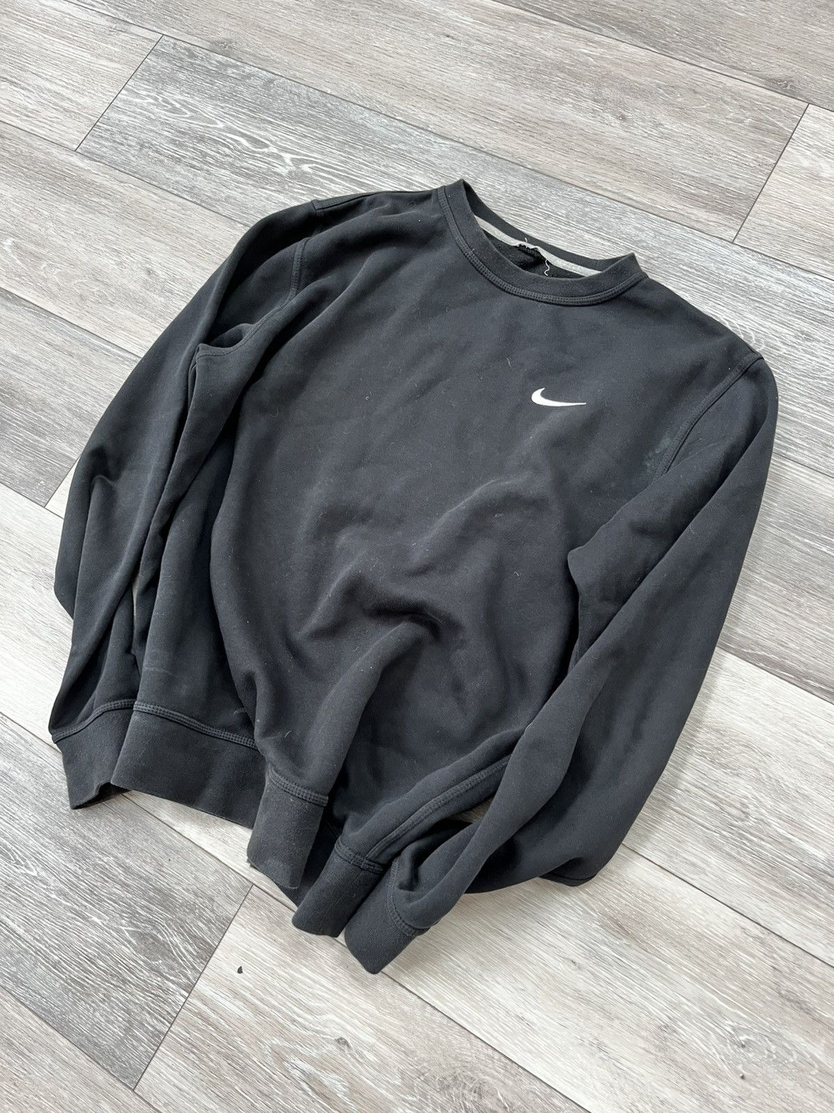 Nike Nike Solo Swoosh Fleece Crewneck Size US M / EU 48-50 / 2 - 2 Thumbnail