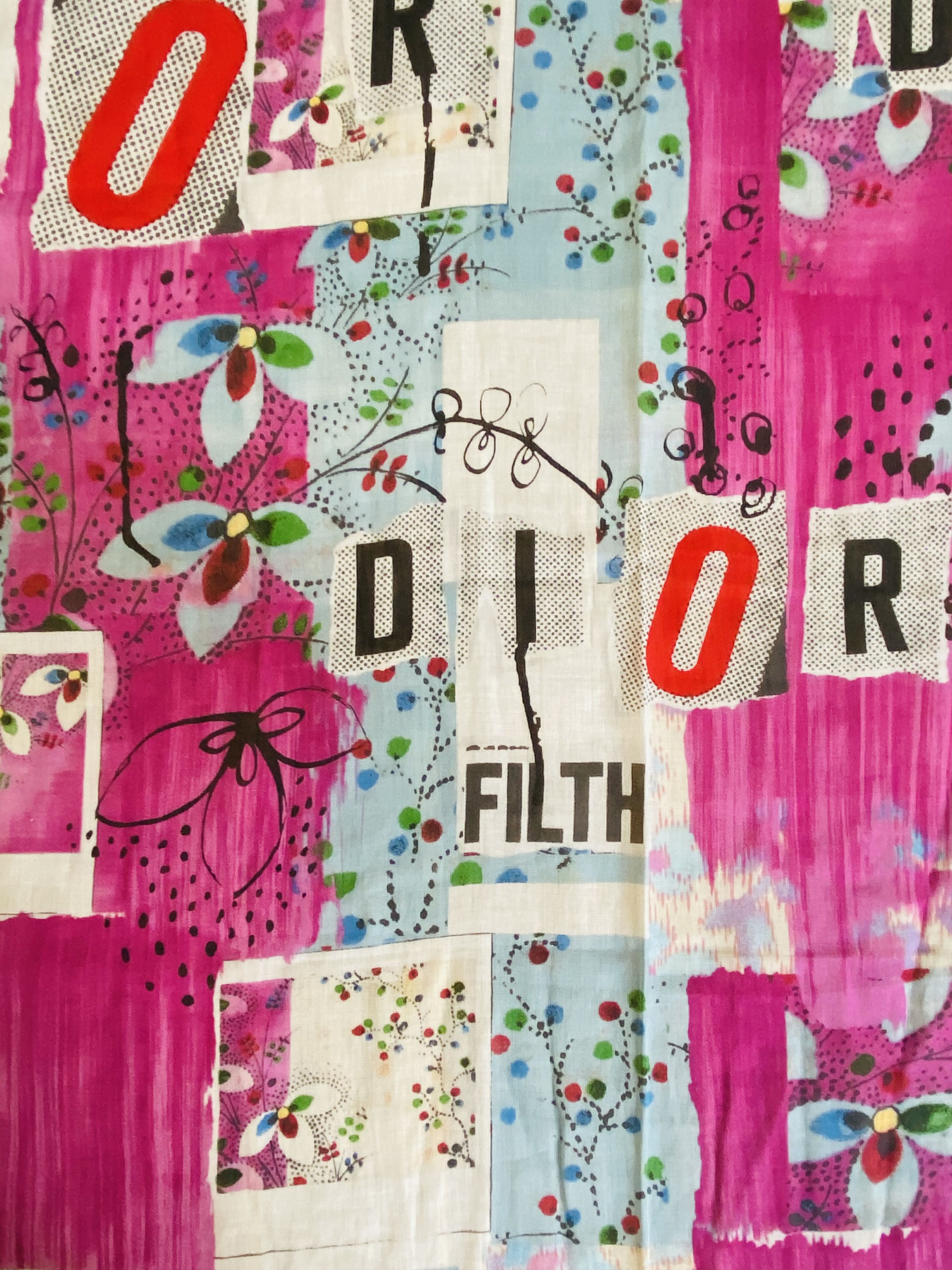 Dior Christian Dior John Galliano Filth Logo J`adore Shawl Scarf Size ONE SIZE - 7 Thumbnail