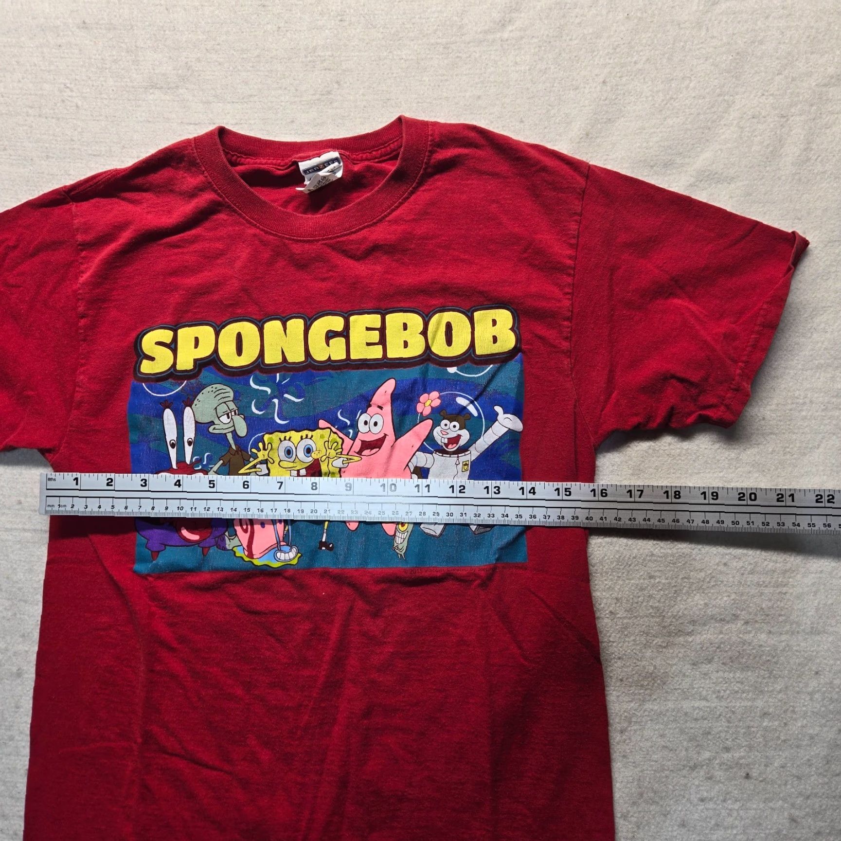 Vintage VINTAGE SpongeBob SquarePants Red T-Shirt Short Sleeve Adult Small Men’s Graphic Tee 2010s Size US S / EU 44-46 / 1 - 4 Thumbnail