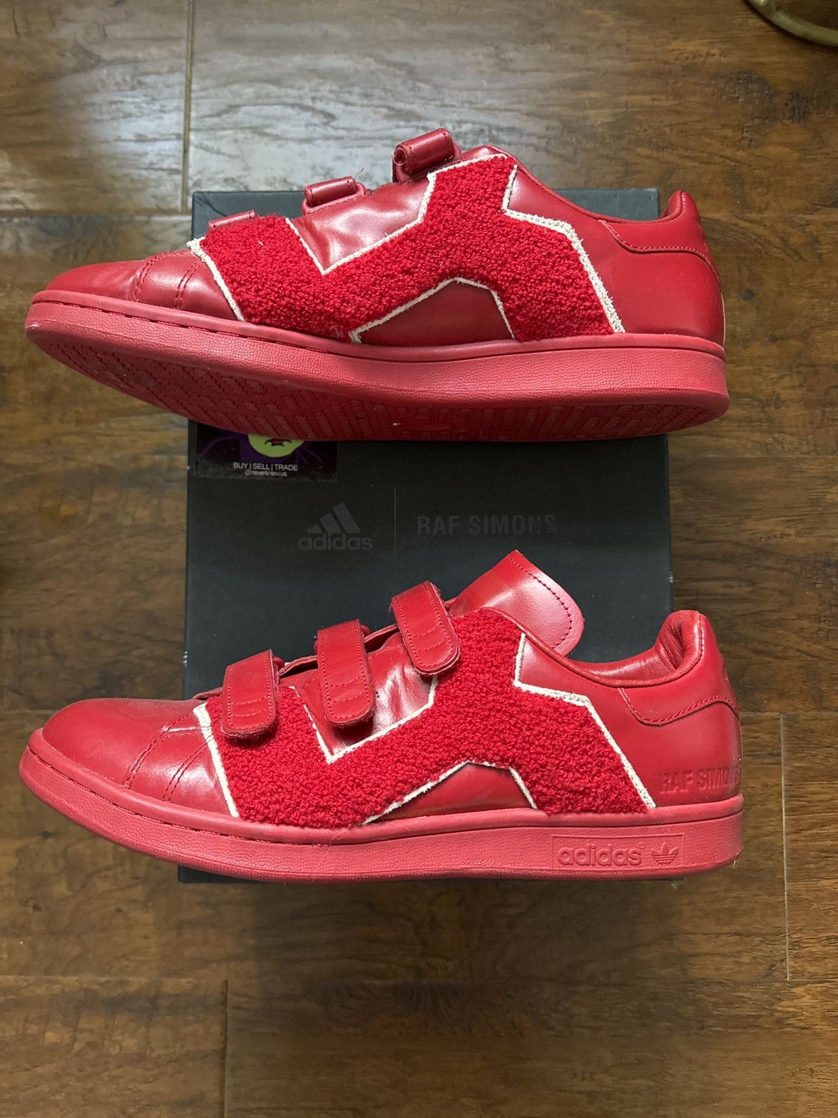 Raf Simons x Stan Smith Comfort Badge Power Red Footwear