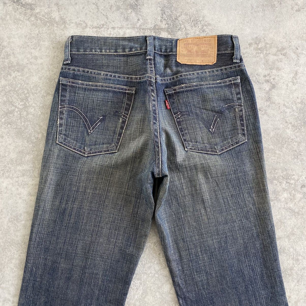 Levi's Vintage Levis 517 Mud Washed Flared Denim Jeans Size US 27 - 15 Thumbnail