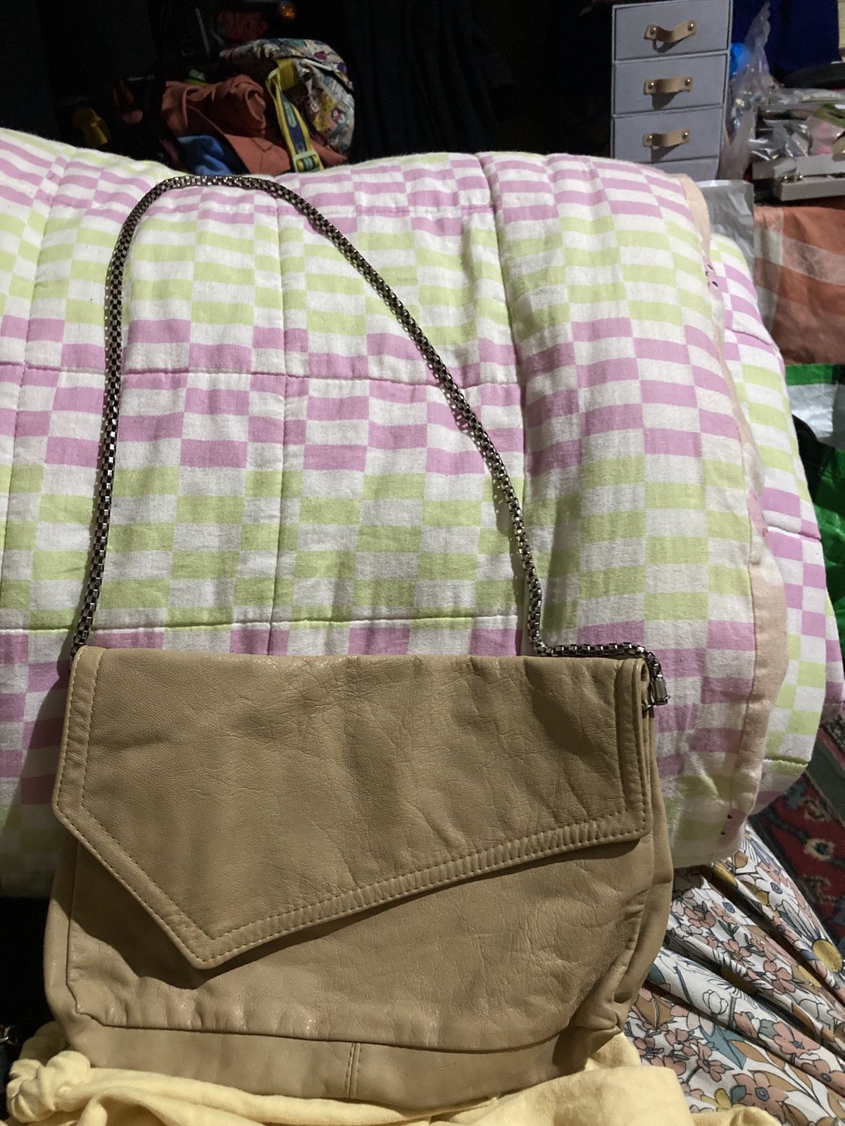 Other Beige leather shoulder bag Size ONE SIZE - 1 Thumbnail