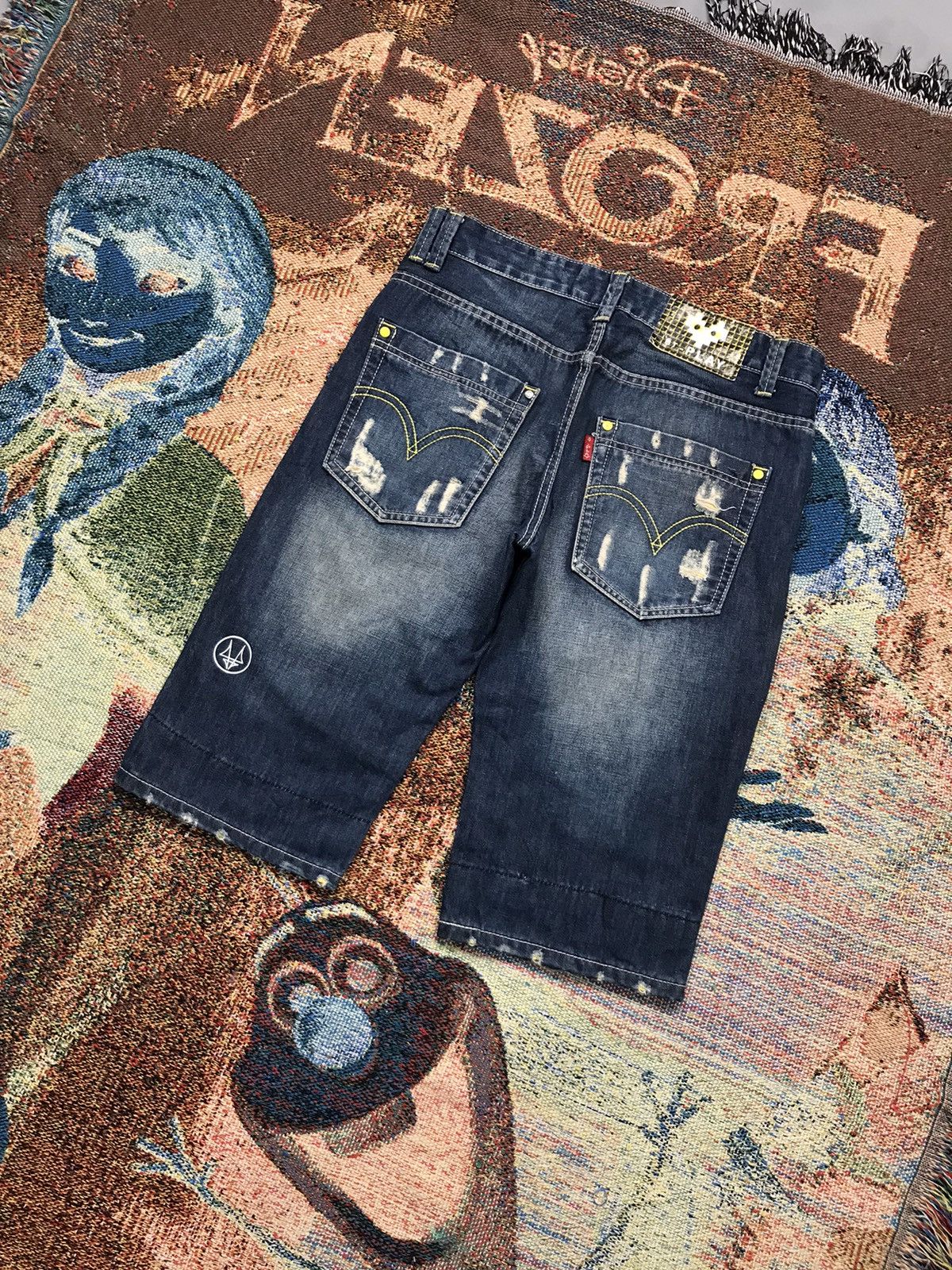Japanese Brand Vintage BT. Play distressed jort Size US 34 / EU 50 - 11 Thumbnail