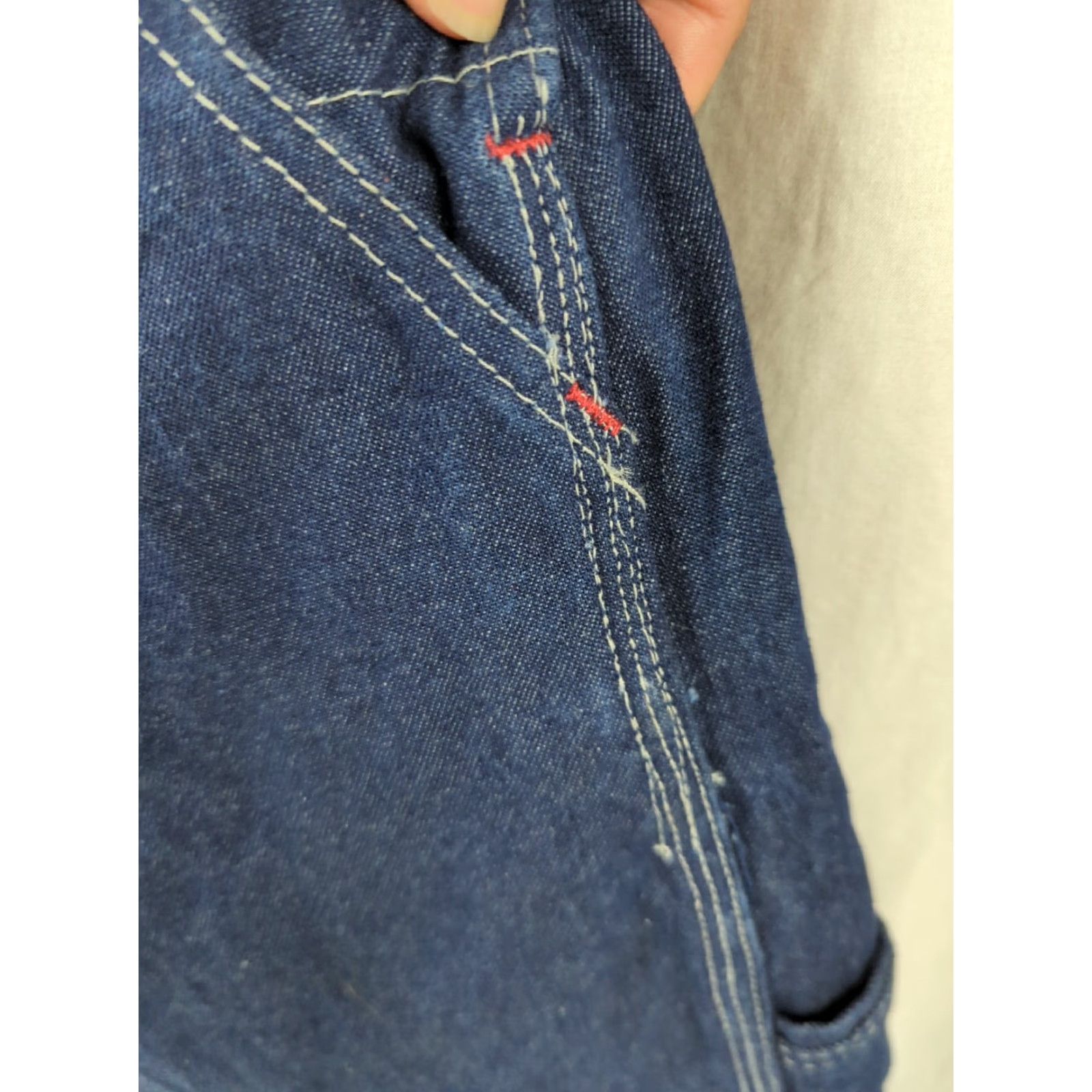 Dickies Dickies Overalls Mens 42x30 Denim Blue Bib Coveralls Carpenter Work Jeans Retro 90s Fans Mens Size US 42 / EU 58 - 4 Thumbnail