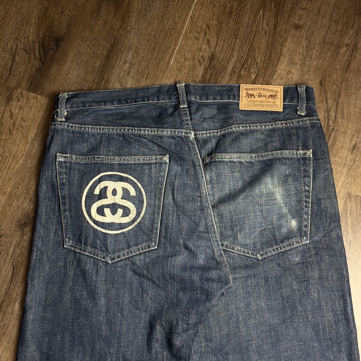 Stussy Stussy SS logo denim jeans. Size US 36 / EU 52 - 4 Thumbnail