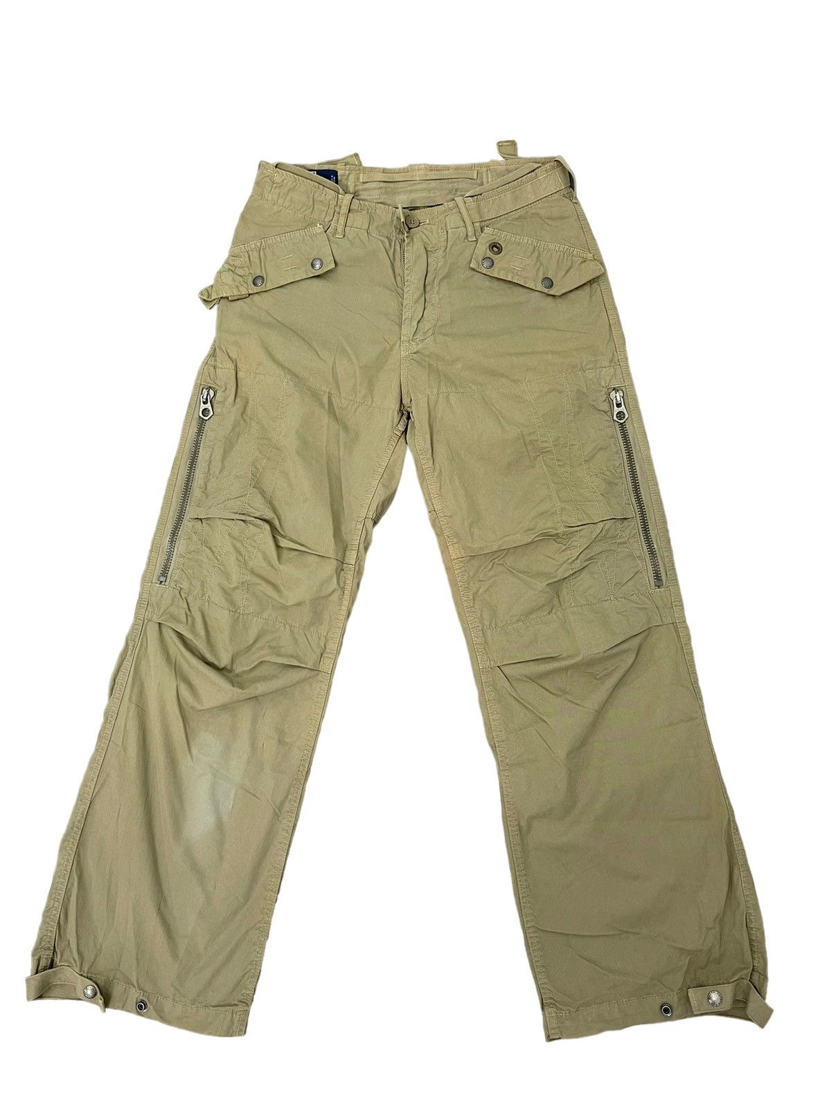 Polo Ralph Lauren Wide Leg Cargo Pant Polo Ralph Lauren Military 6🟦5 Size US 30 / EU 46 - 1 Thumbnail