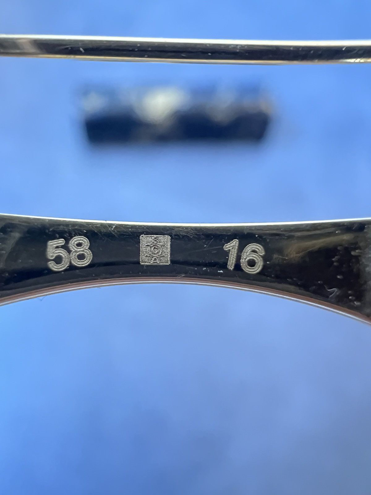 Cartier × Vintage Vintage Cartier Edition Santos-Dumont golden plated glasses Size ONE SIZE - 12 Thumbnail