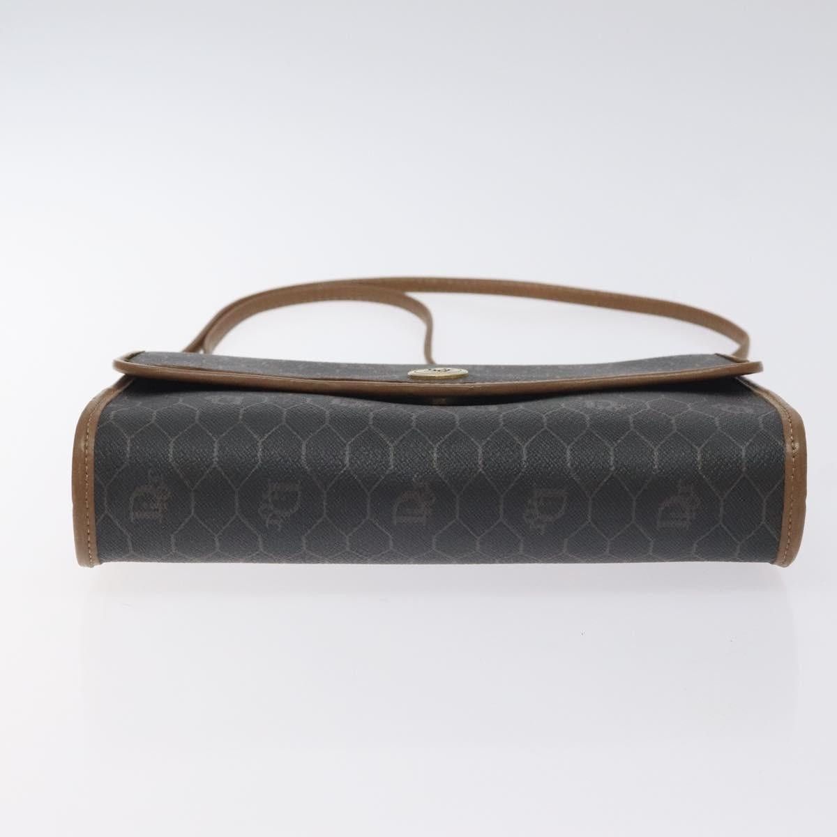 Dior DIOR Honeycomb Canvas Shoulder Bag Pvc Black Gold Size ONE SIZE - 9 Thumbnail