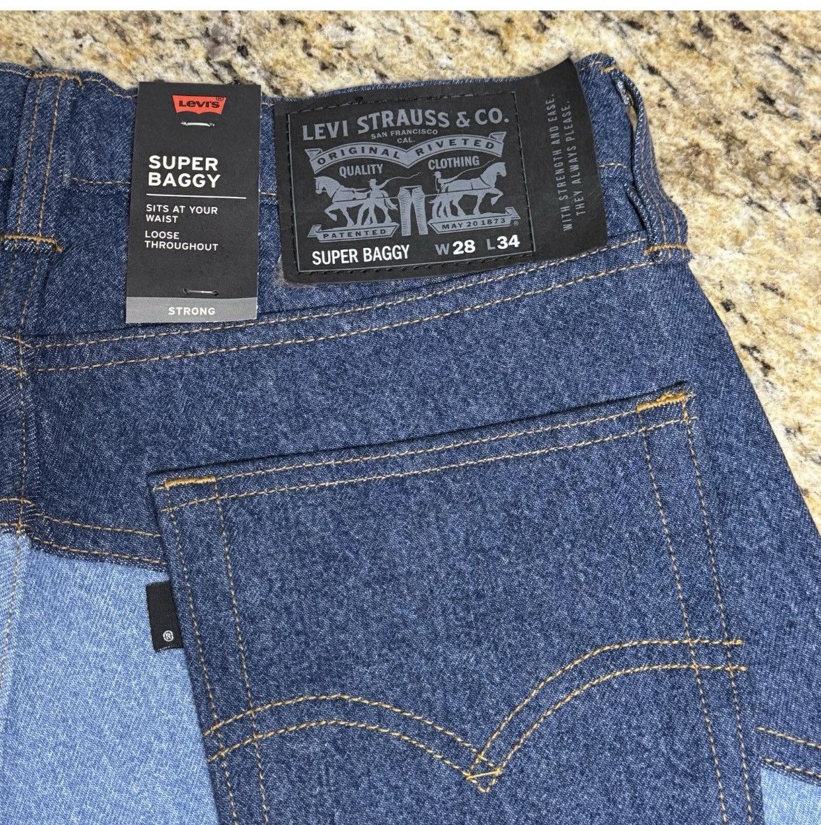 Levi's Levi’s X Urban Outfitters Cordura Super Baggy Jeans 28x34 Size US 28 / EU 44 - 7 Thumbnail