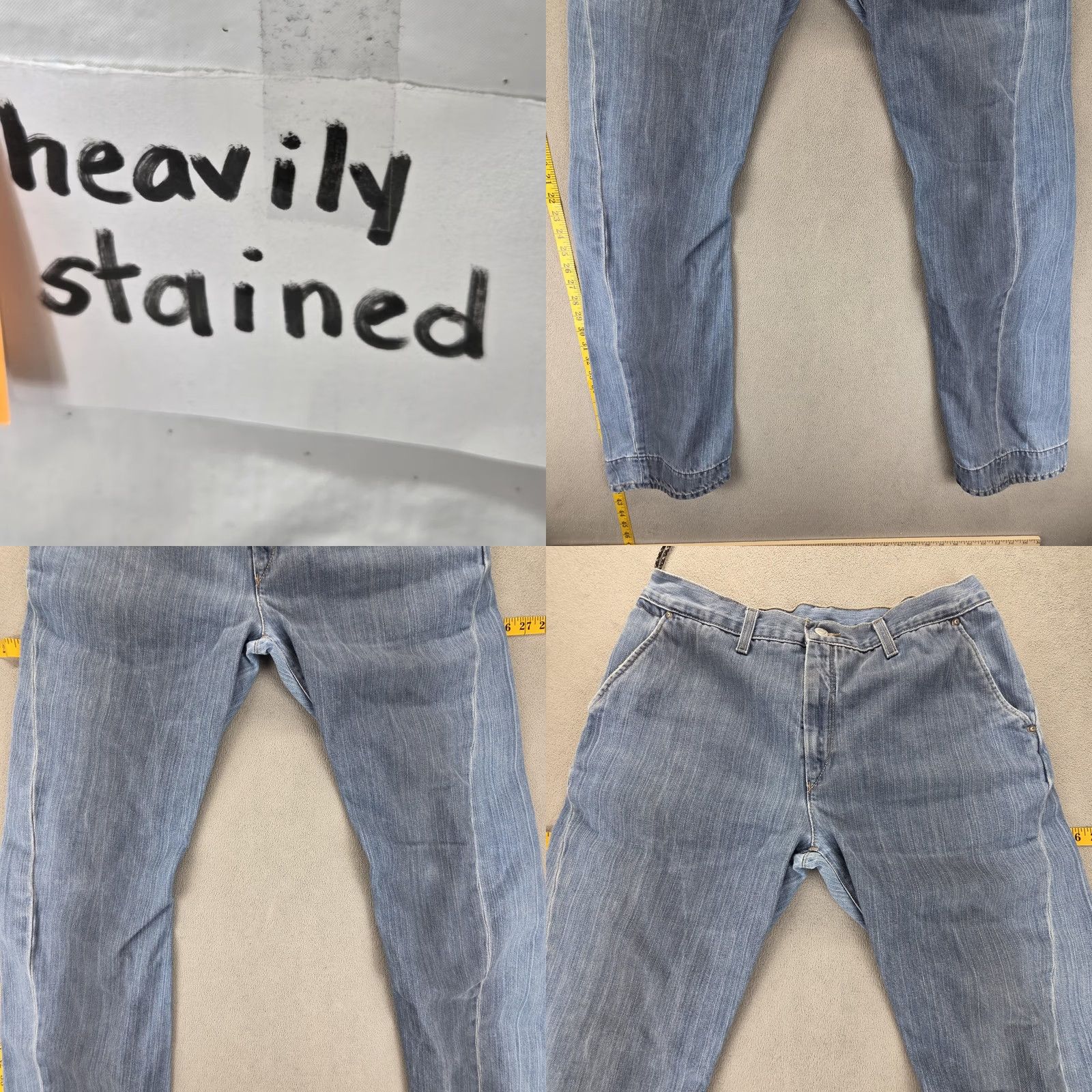 Levi's Vintage Levi'S Engineered Jeans Mens Blue Regular Straight Twisted Fits 32x32 Size US 32 / EU 48 - 8 Thumbnail
