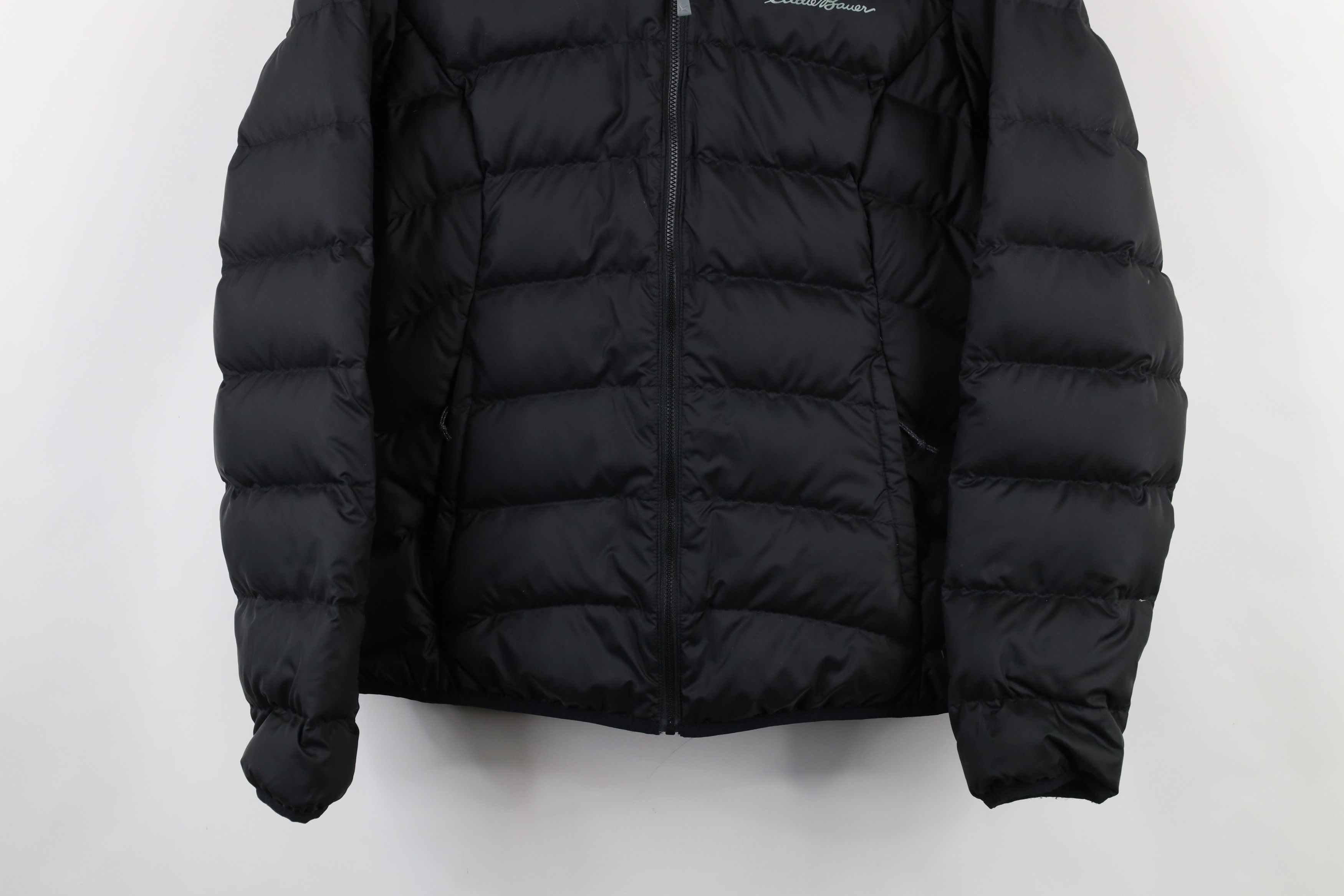 Eddie Bauer × Vintage Eddie Bauer 2 In 1 Down Insulated Hooded Puffer Jacket Black Size L / US 10 / IT 46 - 16 Thumbnail