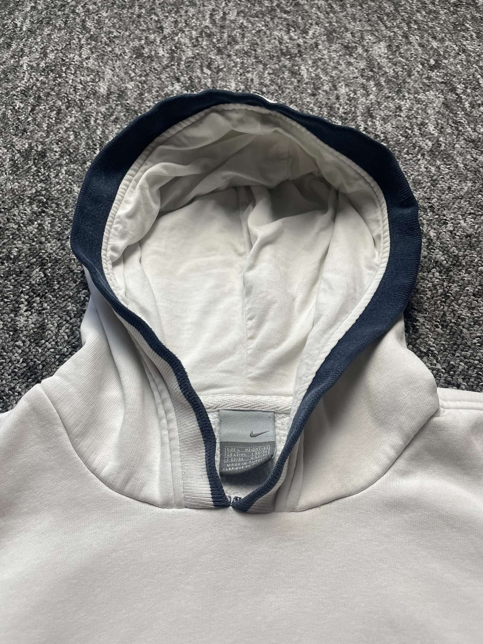 Nike × Vintage Vintage sweatshirt Hoodie Nike solo swoosh logo graphic boxy Size US L / EU 52-54 / 3 - 5 Thumbnail