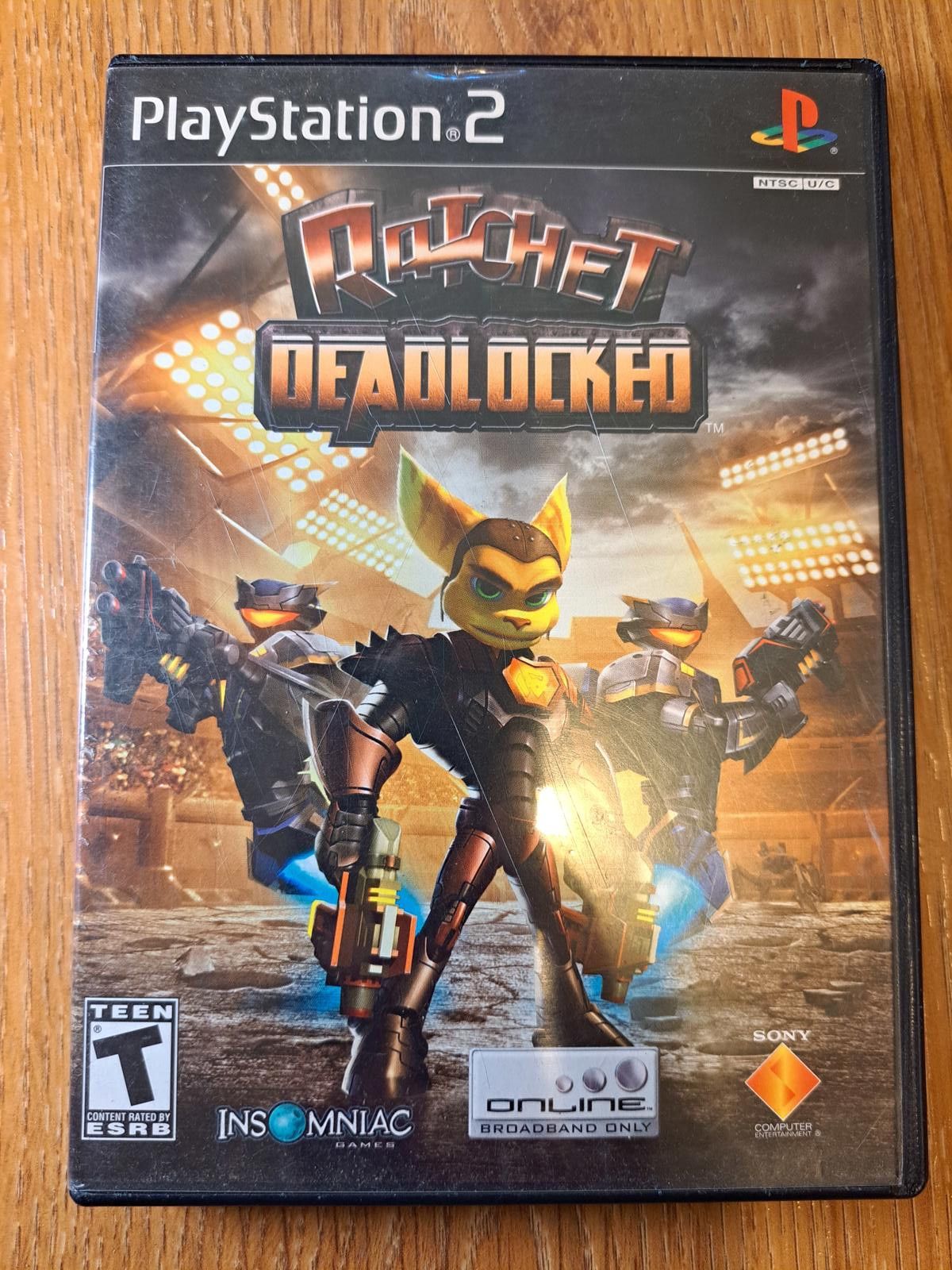 Other Ratchet Deadlocked PlayStation 2 Game Disc and Case Size ONE SIZE - 1 Thumbnail