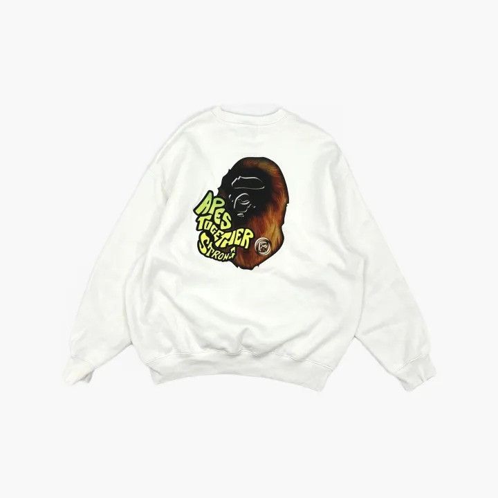 Bape BAPE Men's Baby Milo Logo Pullover Hoodie Size US XL / EU 56 / 4 - 2 Thumbnail