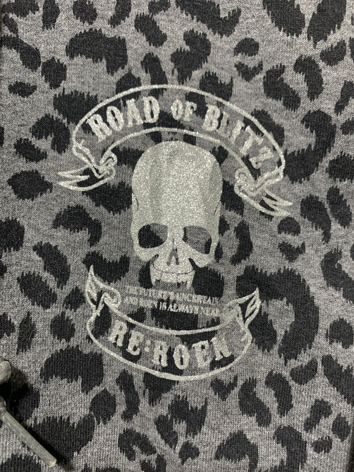 Roen 2000s Roen- Leopard skull ‘road of blitz’ hoodie Size US L / EU 52-54 / 3 - 4 Thumbnail