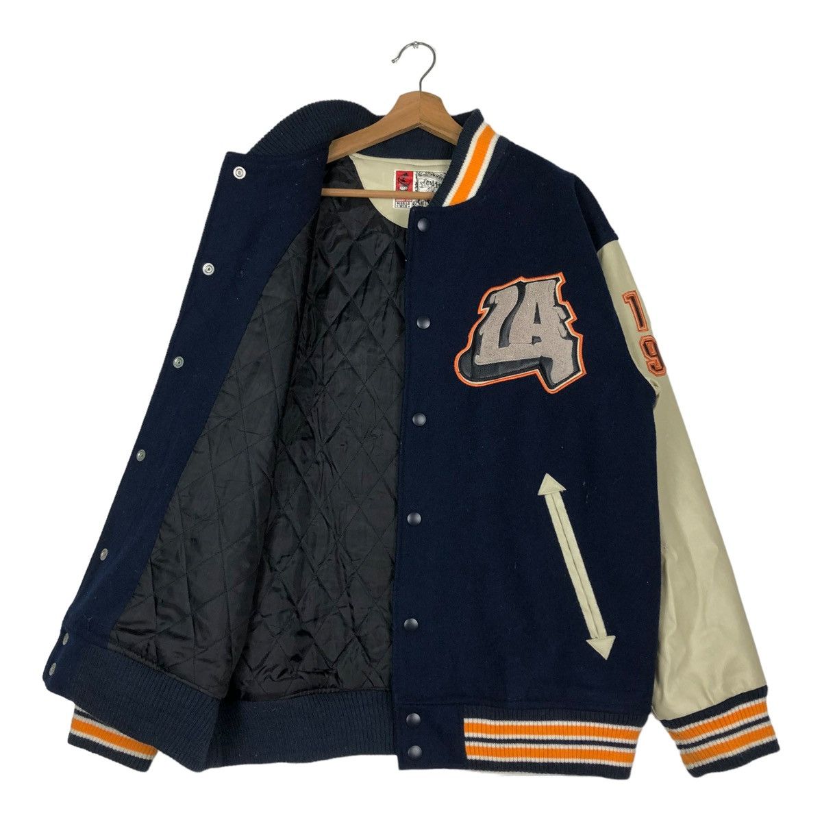Japanese Brand 🔥VINTAGE LEATHER VARSITY JACKET CONART USA BIG LOGO Size US M / EU 48-50 / 2 - 13 Thumbnail