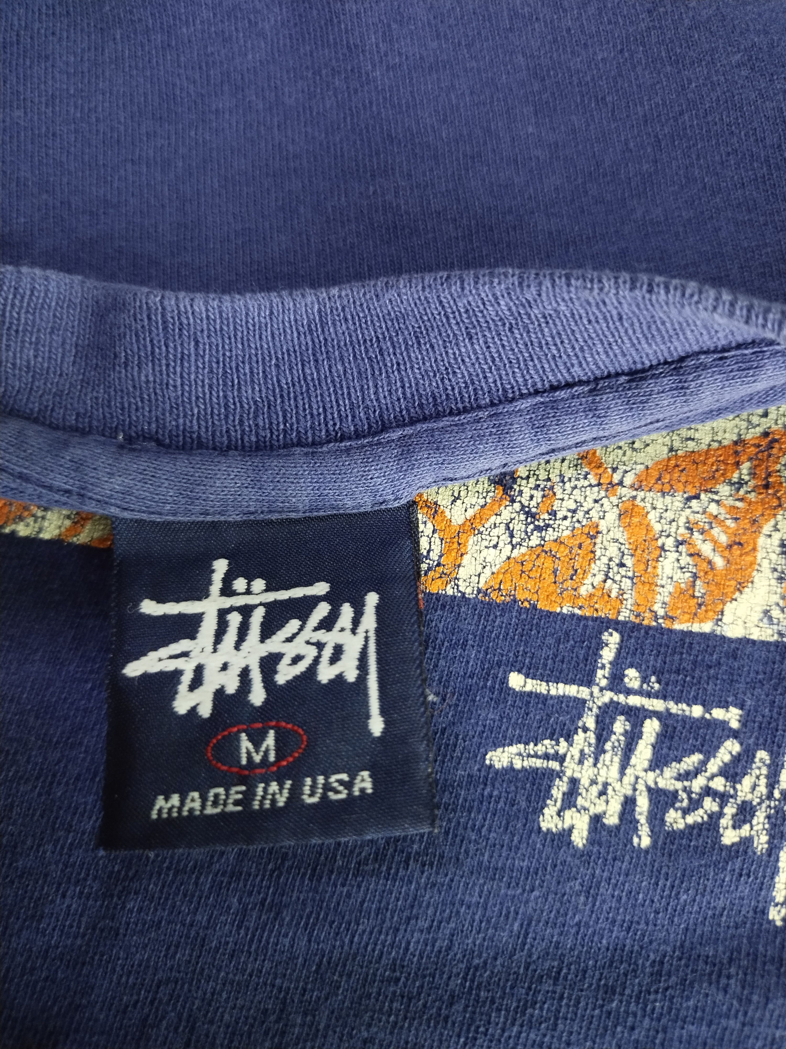 Stussy × Vintage Vintage 90's Hawaii Stussy Blue Tee Size US M / EU 48-50 / 2 - 8 Thumbnail