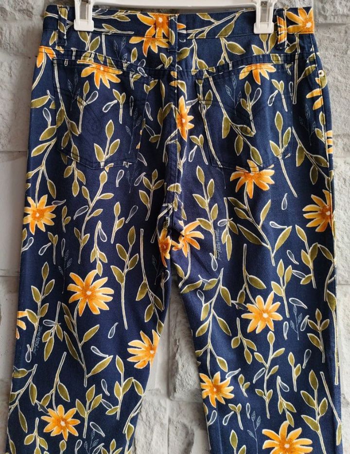 Moschino × Vintage Moschino floral pants Size 29" - 5 Thumbnail