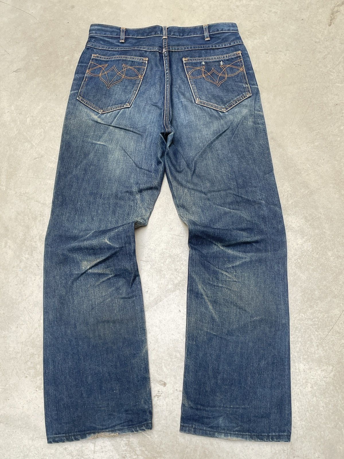 Dickies Vintage Dickies Denim Talon Zip Whiskers Fade W32 Size US 32 / EU 48 - 8 Thumbnail