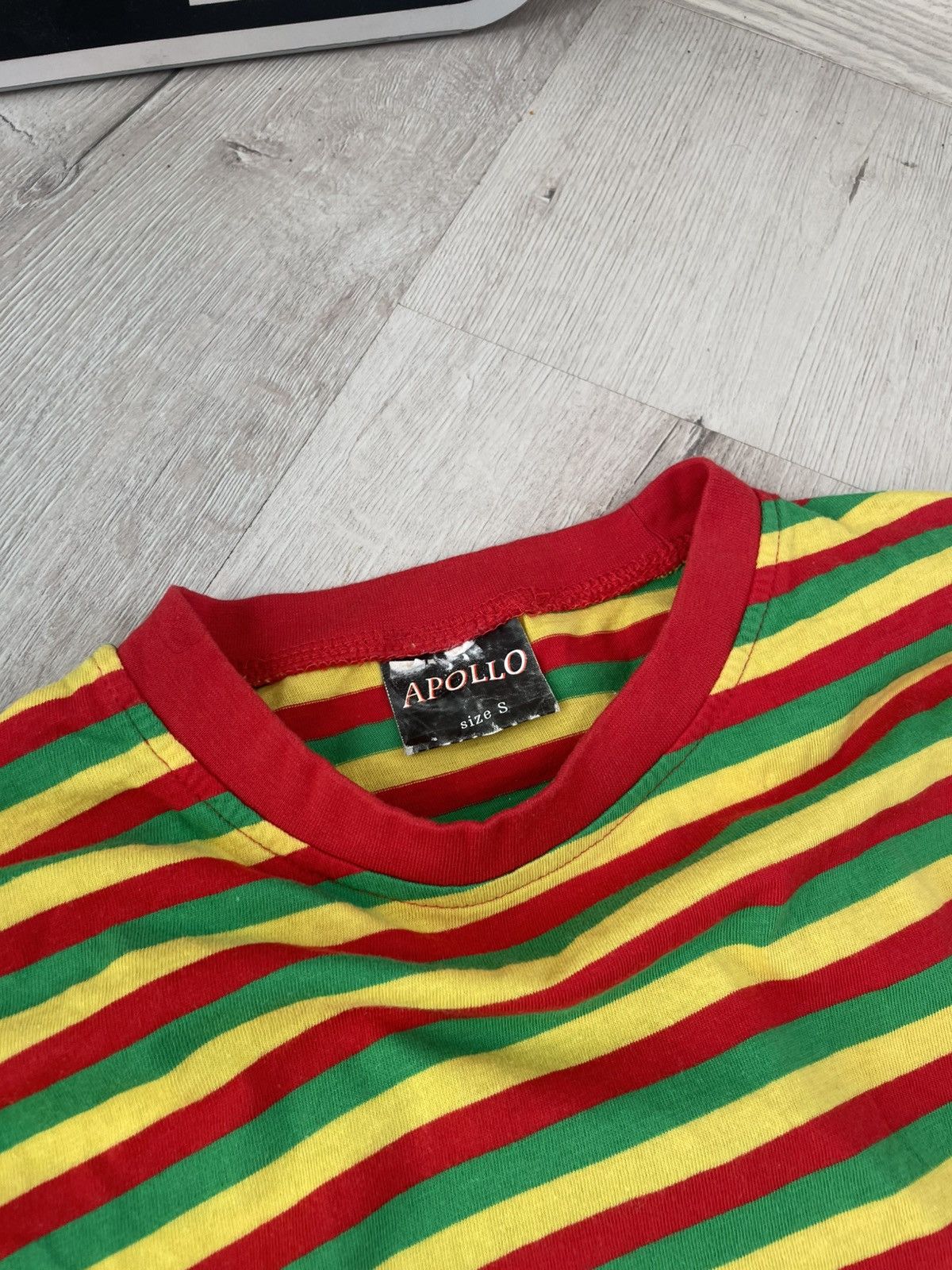 Hysteric Glamour × If Six Was Nine × Le Grande Bleu (L.G.B.) Crazy Y2k Stripped Longsleeve Jamaica Apollo Tee Size S / US 4 / IT 40 - 6 Thumbnail