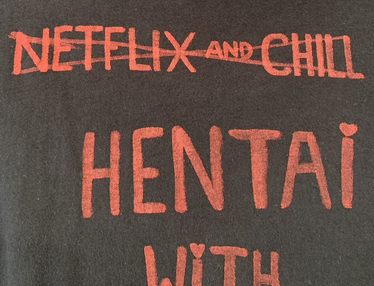 Other Netflix And Chill - Hentai With Senpai Woman’s T-shirt Size XL / US 12-14 / IT 48-50 - 8 Thumbnail