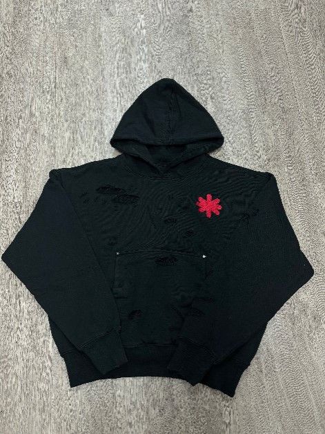 LOSTSHDWS LOSTSHDWS Double Layered Black & Red Pullover Hoodie Size US S / EU 44-46 / 1 - 1 Preview