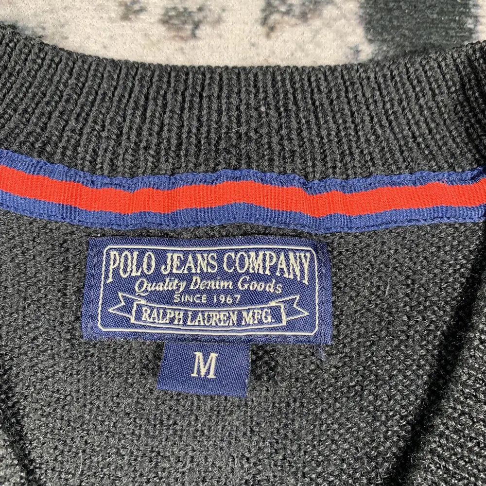 Polo Ralph Lauren × Vintage Polo Ralph Lauren USA Flag Logo Sweater Knit Vintage 90s Size US M / EU 48-50 / 2 - 6 Thumbnail