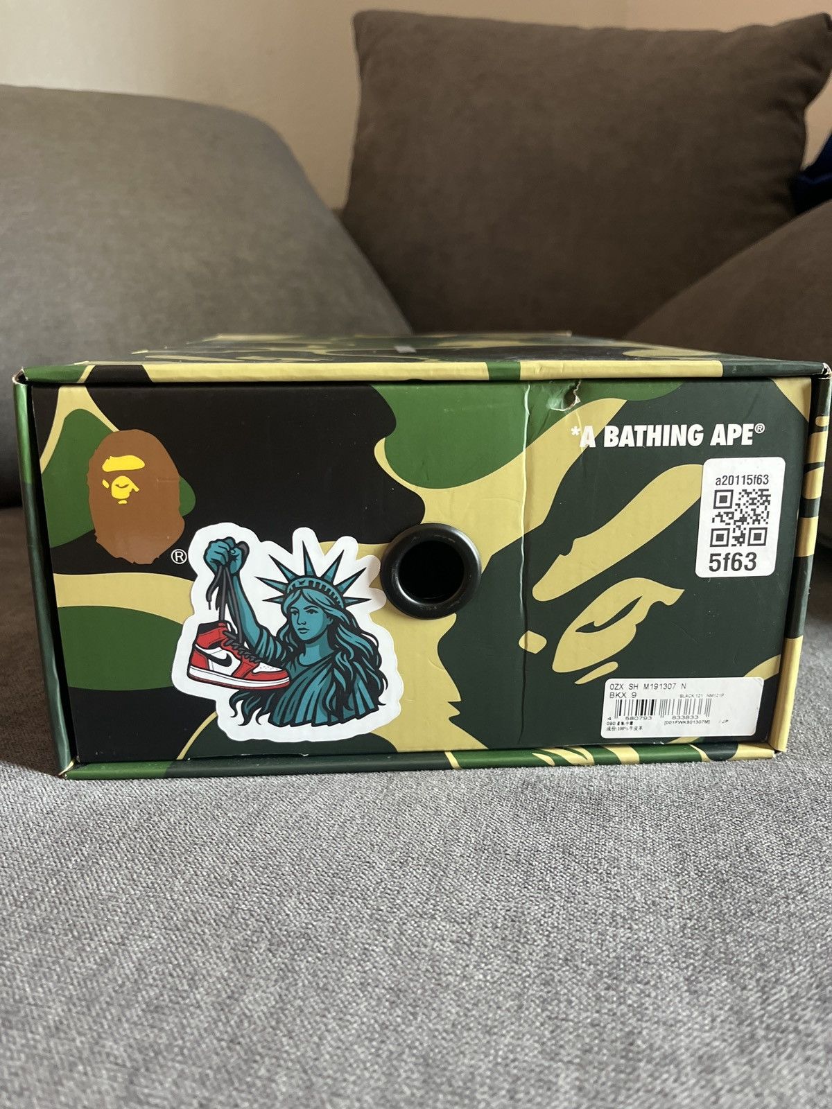 Bape BAPESTA SHARK “m2” BLACK Size US 9 / EU 42 - 3 Thumbnail