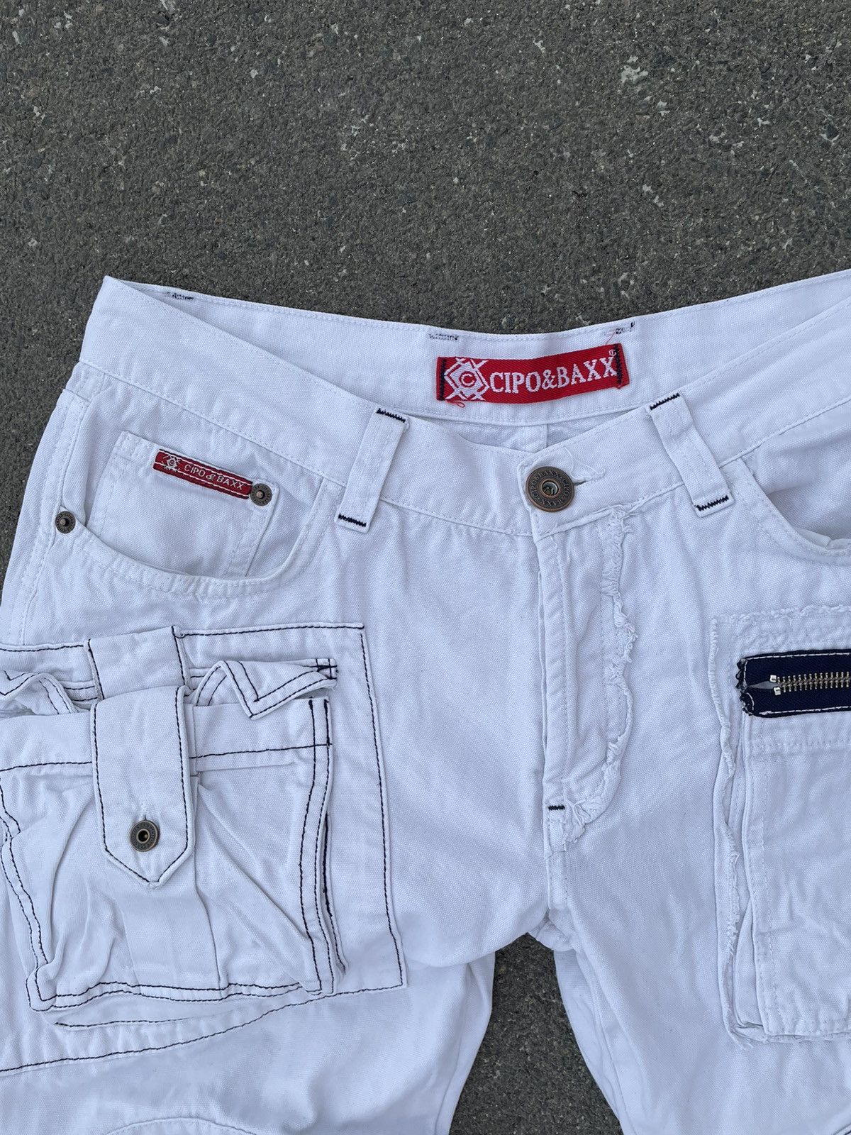 Japanese Brand × Vintage Vintage Cipo&Baxx pants double knee multi pocket Size US 34 / EU 50 - 7 Thumbnail