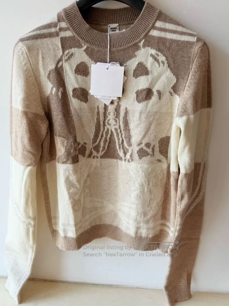 Hermes Hermes Sheep's fleece sweater Size XS / US 0-2 / IT 36-38 - 1 Thumbnail