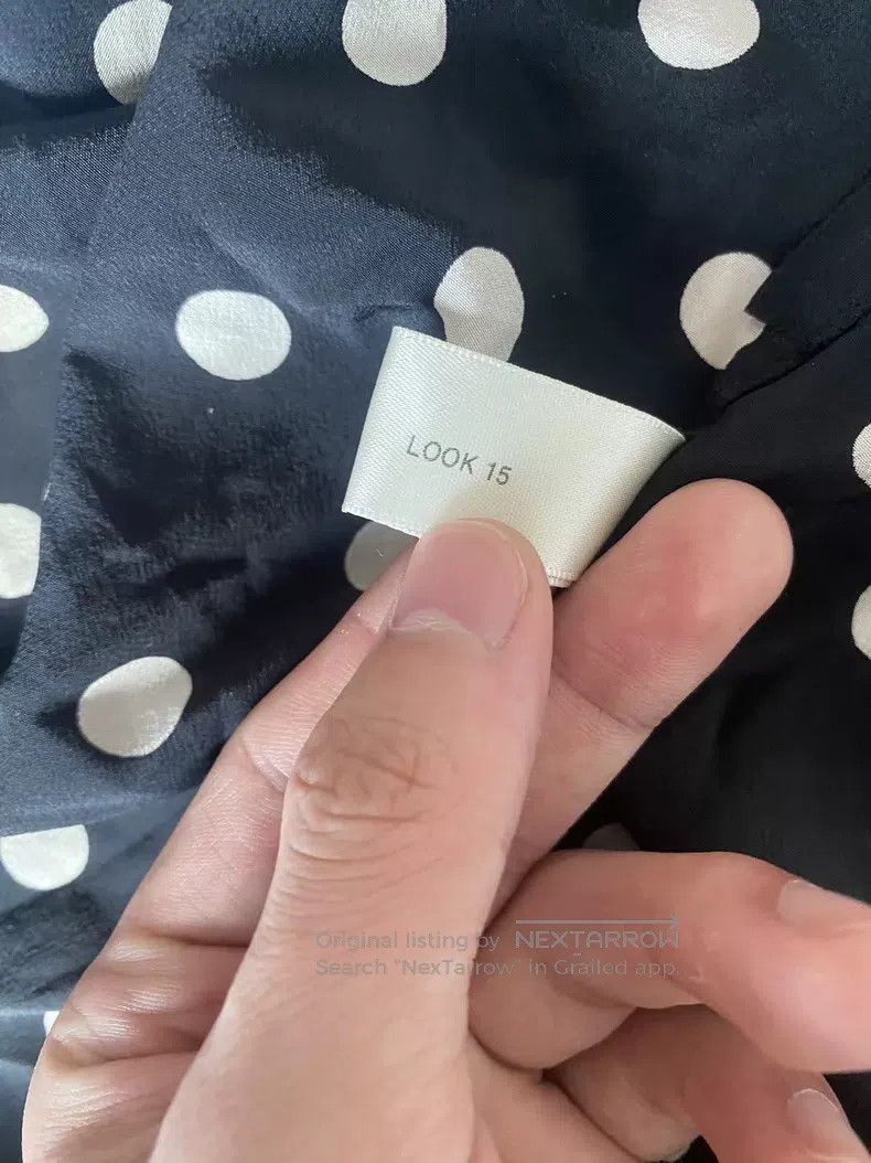 Saint Laurent Paris Saint Laurent Paris Polka Dot Shirt Size XS / US 0-2 / IT 36-38 - 4 Thumbnail