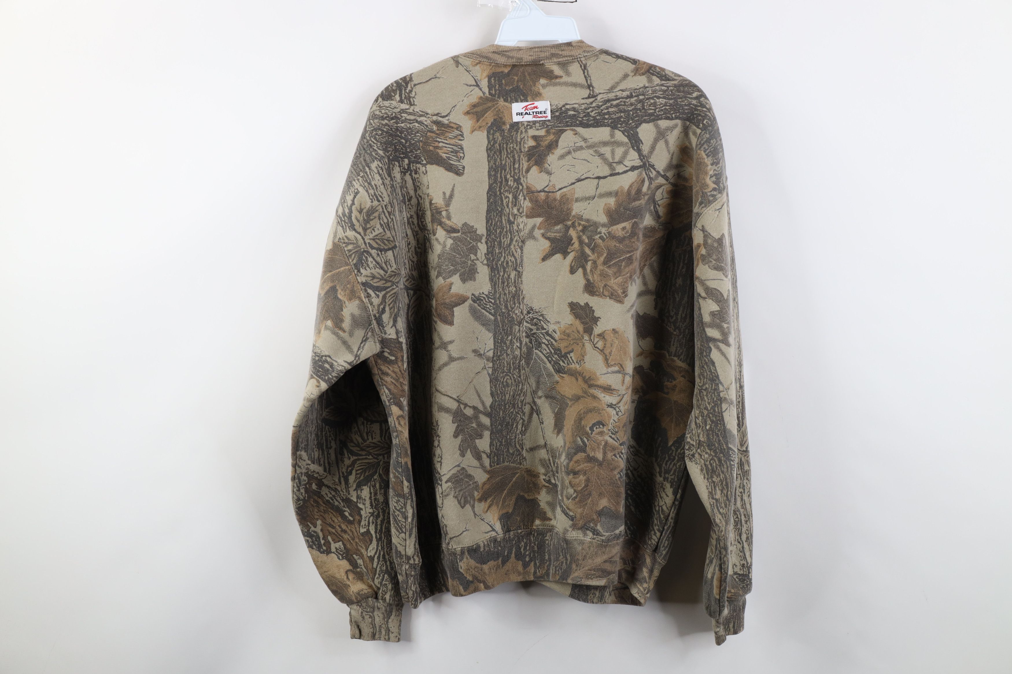 Vintage Vintage 90s NASCAR Camouflage Crewneck Sweatshirt USA Size US L / EU 52-54 / 3 - 10 Thumbnail