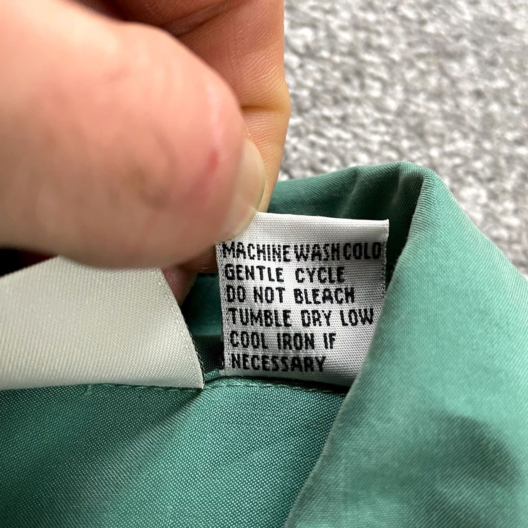 Essentials Modern Essentials Button Blouse Shirt Womens Medium Green Long Sleeve Polynosic Size M / US 6-8 / IT 42-44 - 4 Thumbnail