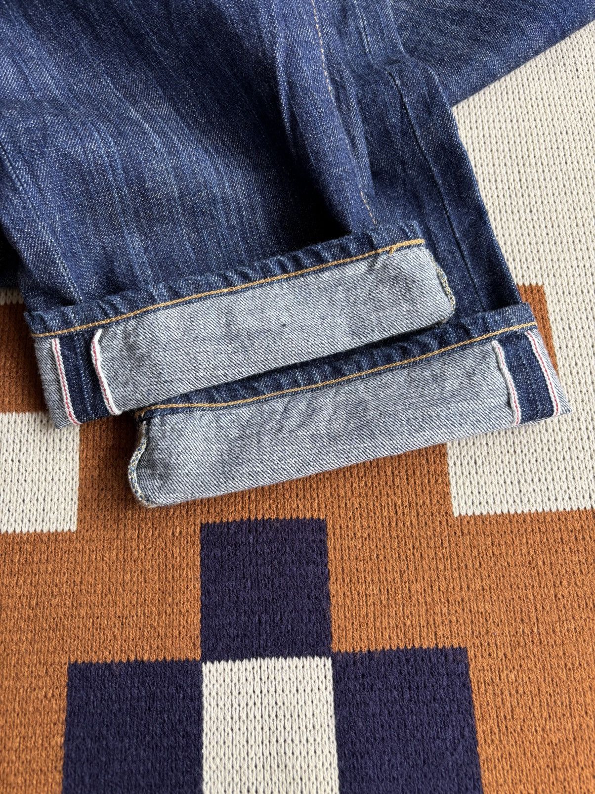 Beams Plus Beams Boy Buckle Back Selvedge Denim Size US 30 / EU 46 - 4 Thumbnail