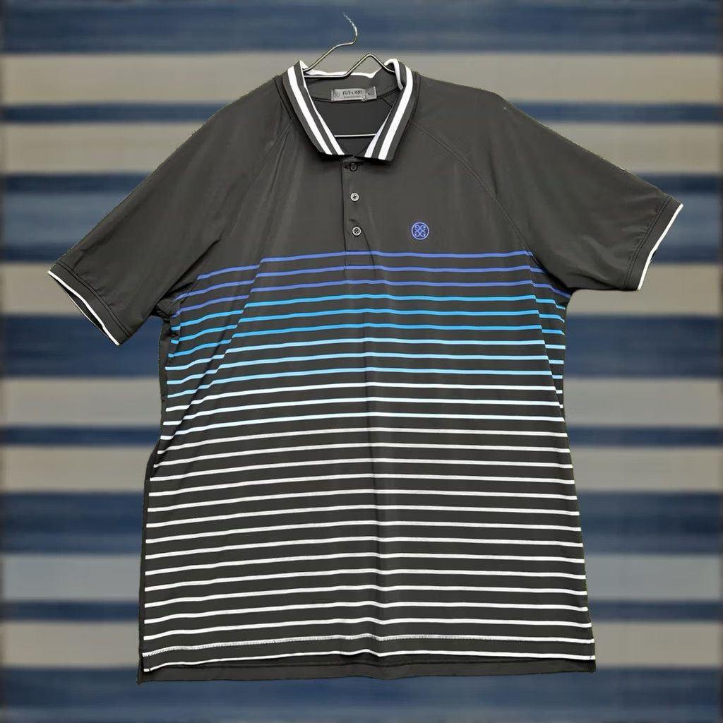 G/FORE G/FORE Golf Polo Shirt Mens XL Blue Short Sleeve Casual Polo Shirt Regular Fit Golf Performance Size US XL / EU 56 / 4 - 1 Thumbnail