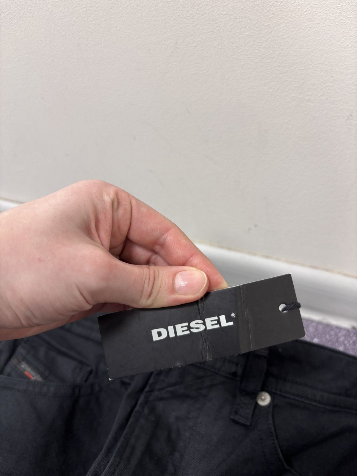 Diesel Diesel Thommer NWT Men’s Black Pants Jeans Stretch Size US 29 - 7 Thumbnail