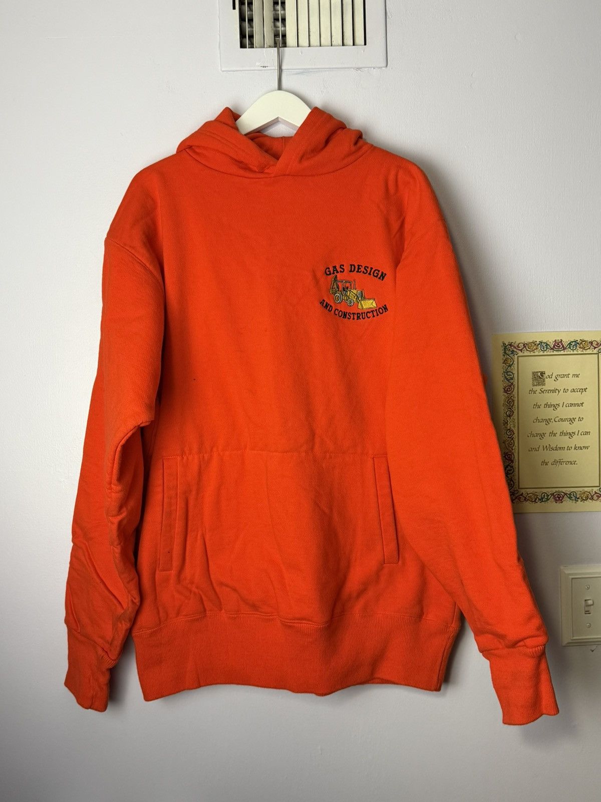Camber Vintage Camber Hoodie Heavyweight Double Orange 1980s Size US XL / EU 56 / 4 - 1 Thumbnail