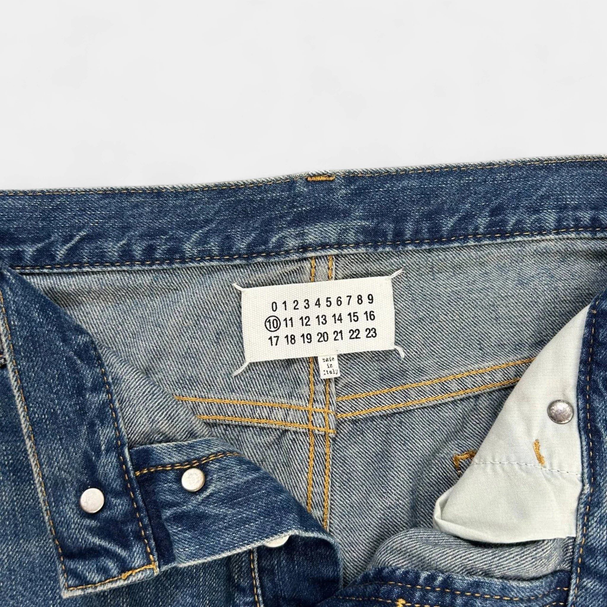 Maison Margiela Maison Margiela MM10 Washed Blue Jeans Size US 32 / EU 48 - 4 Thumbnail