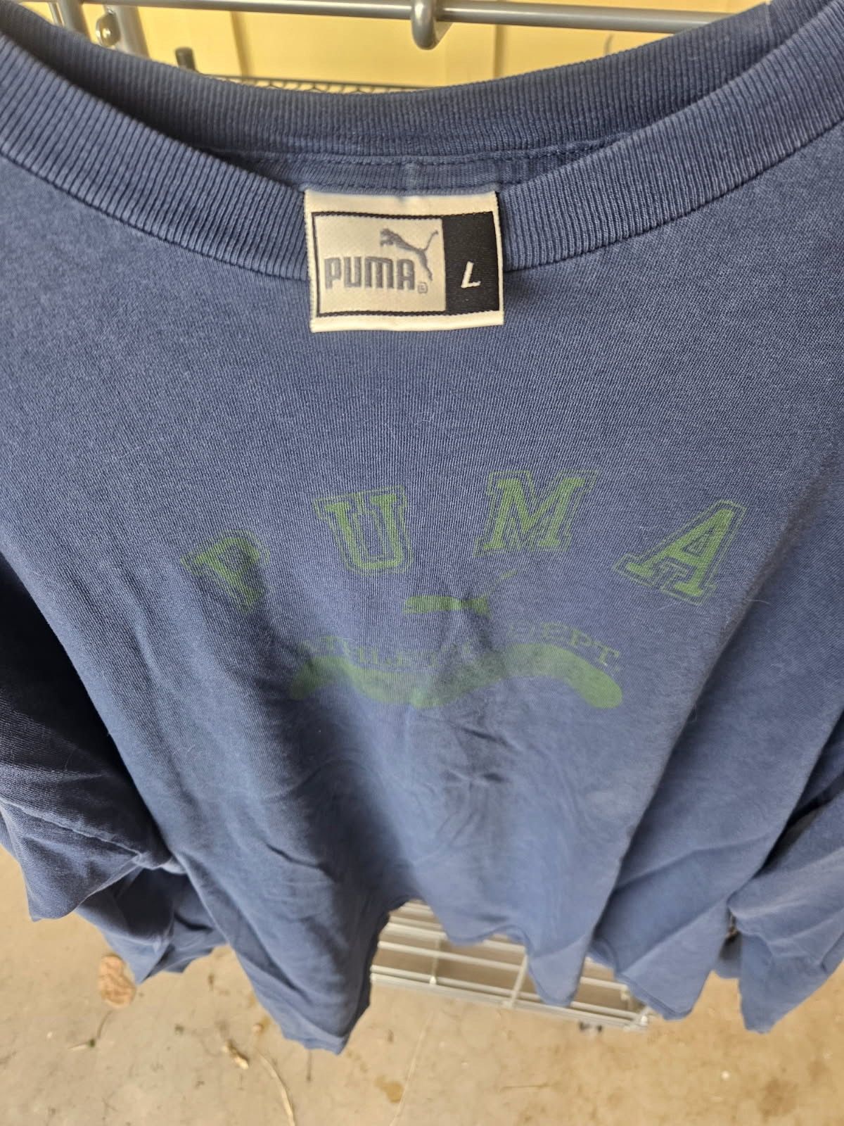 Puma Puma Athletic Dept. Vintage Long Sleeve Tee Size US L / EU 52-54 / 3 - 3 Thumbnail
