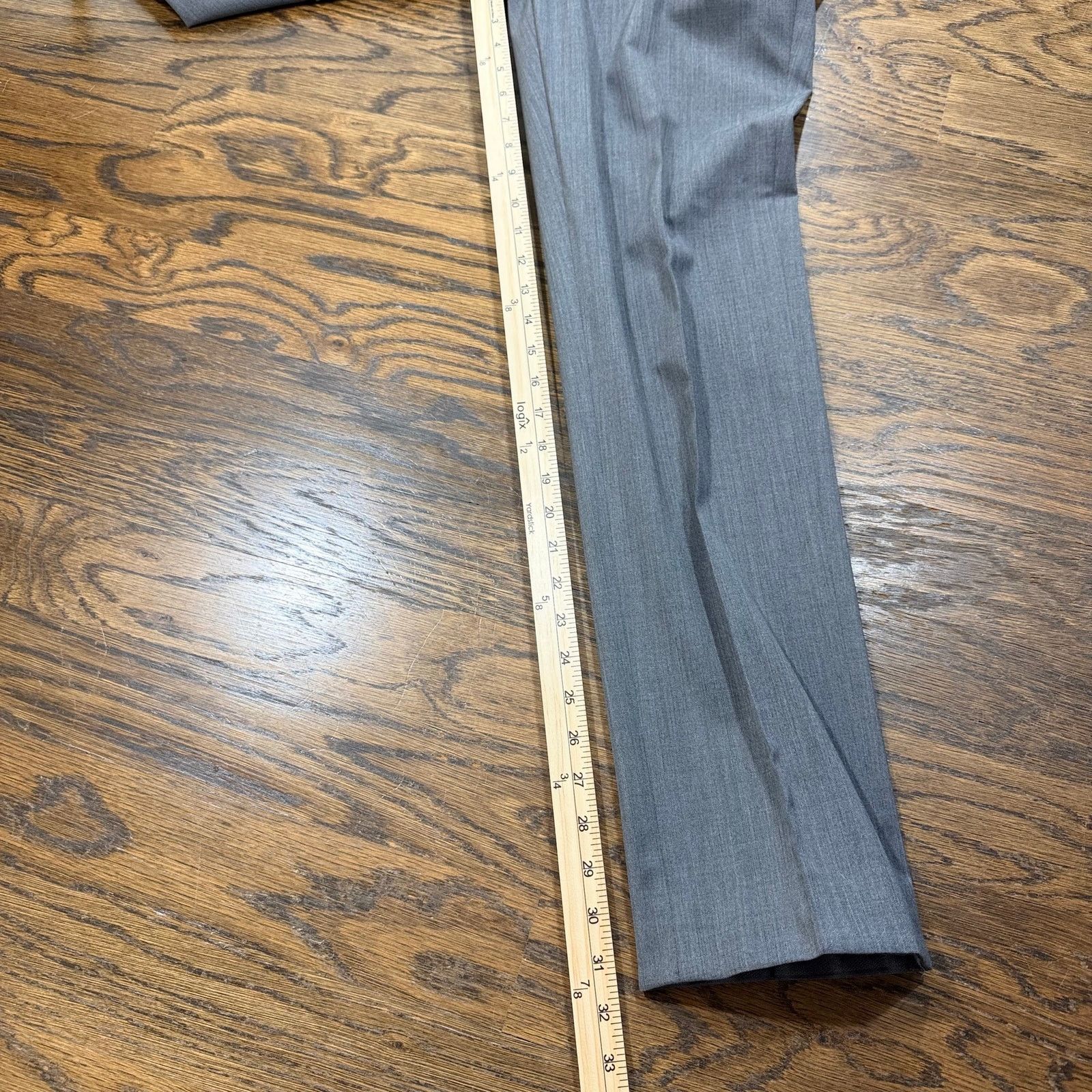 Other Meyer "Bonn" Modern Fit Chinos 34 Gray Luxury Trouser Size US 34 / EU 50 - 8 Thumbnail