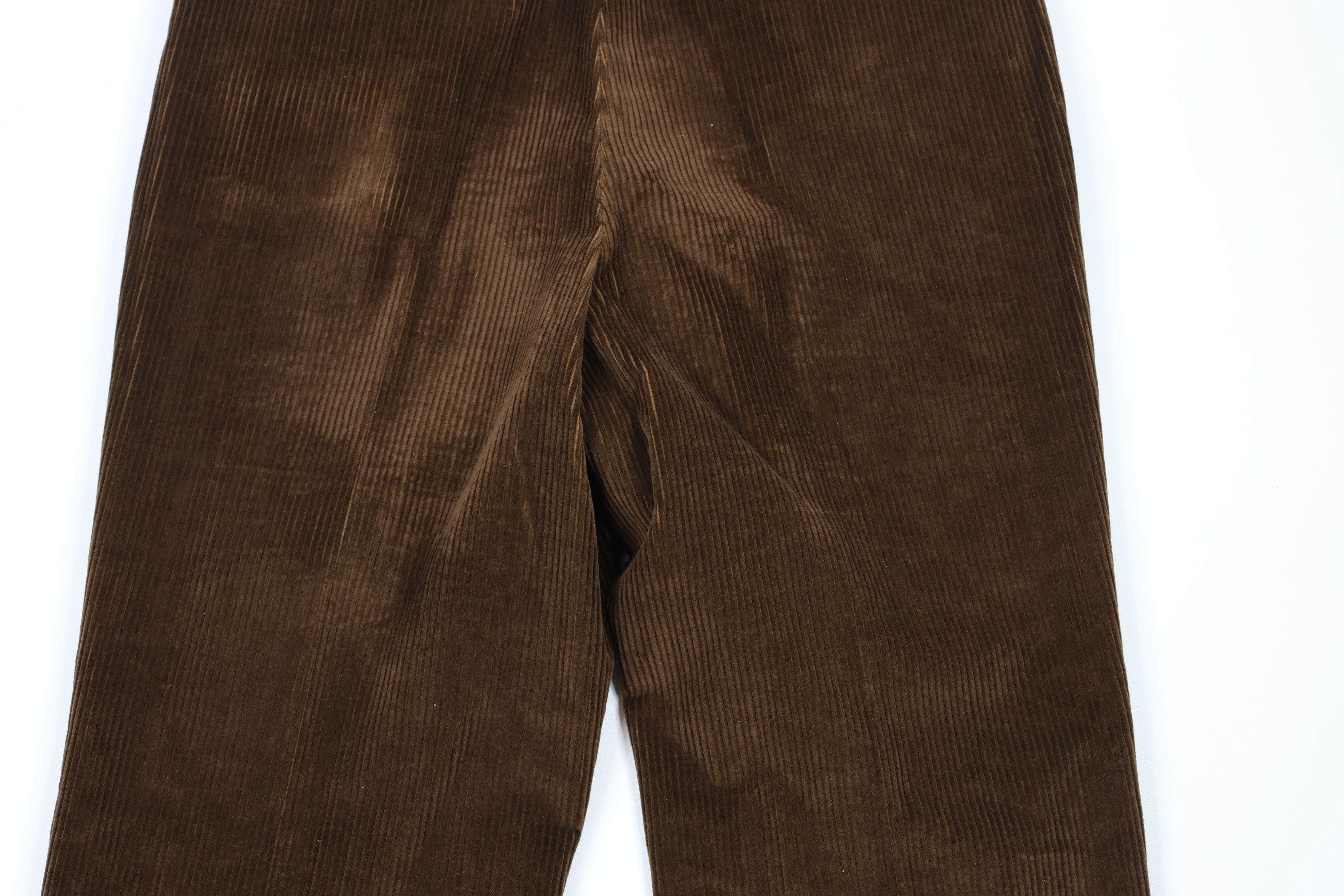 Nautica × Vintage Vintage 90s Nautica Pleated Wide Leg Cuffed Corduroy Pants Size US 34 / EU 50 - 11 Thumbnail