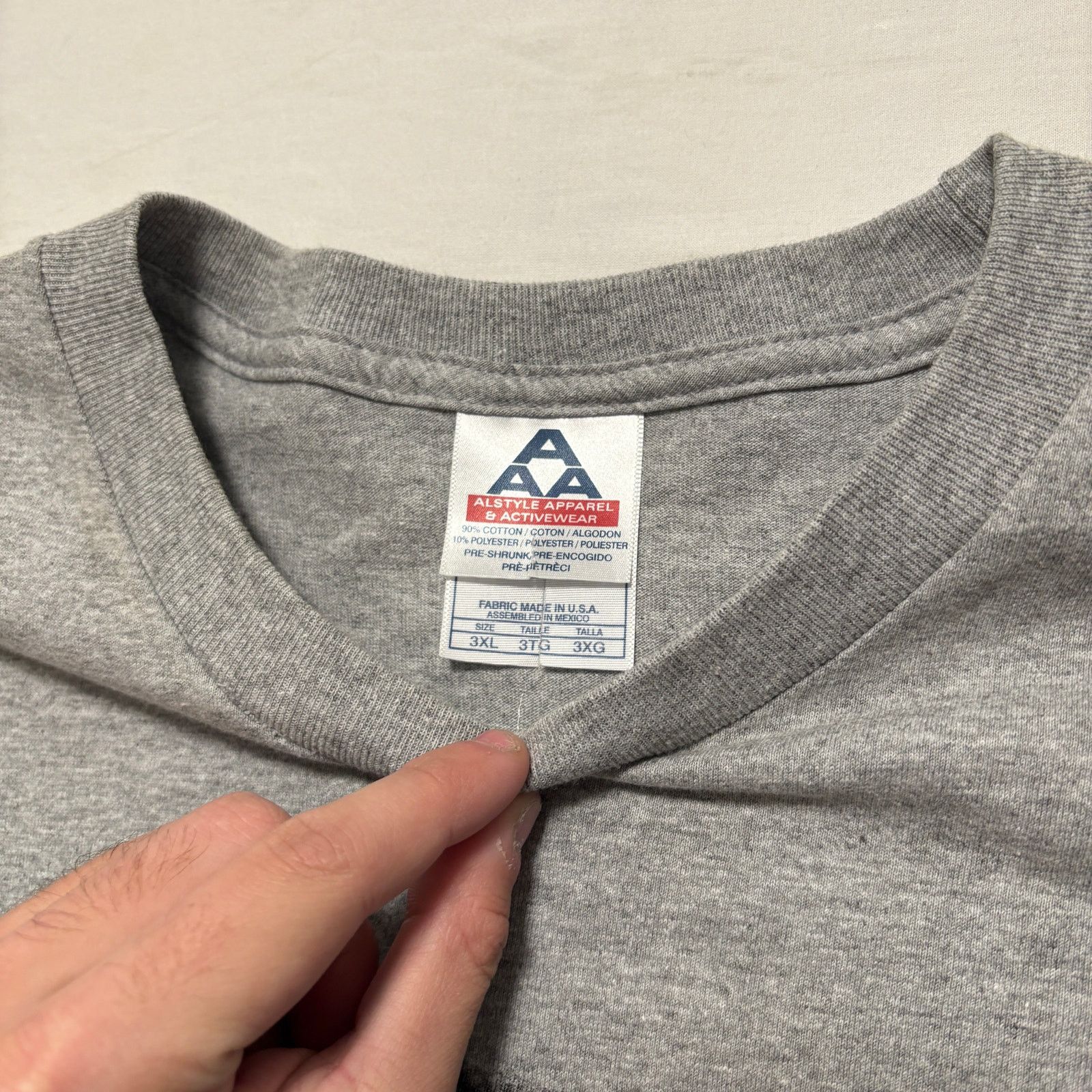 Alstyle Y2K 00's Johnnie Cochran Memorial T-Shirt Gray 3XL Size US XS / EU 42 / 0 - 2 Thumbnail