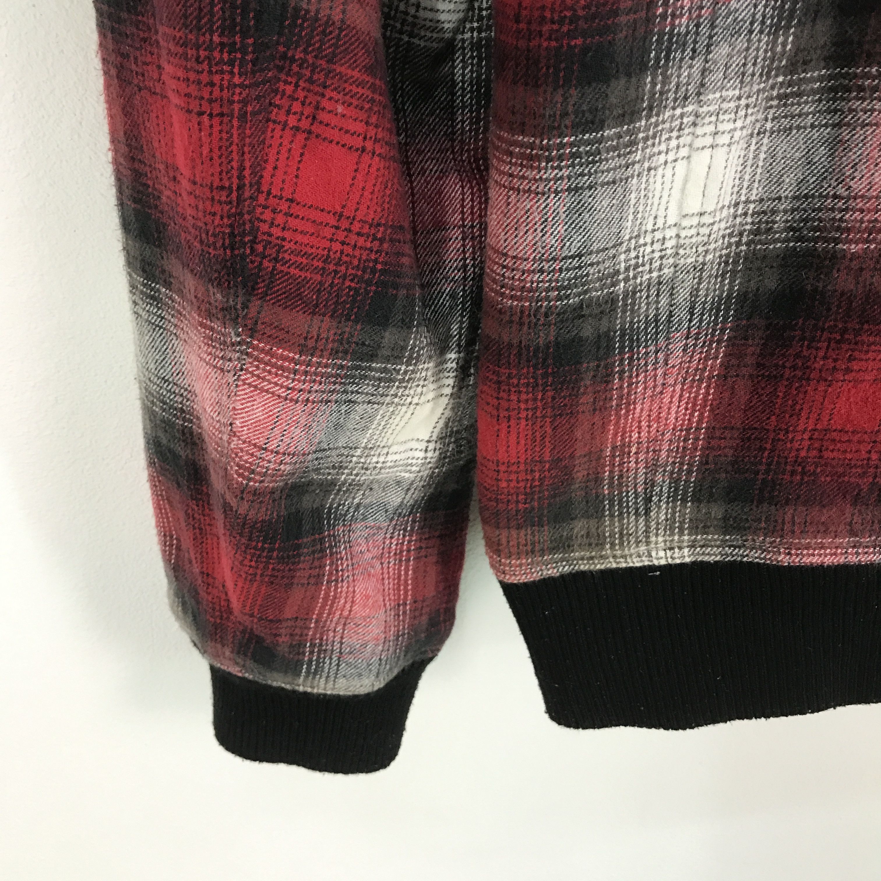 In The Attic × Japanese Brand in the attic japan punk flannal zipper jacket hoodie style Size US L / EU 52-54 / 3 - 7 Thumbnail