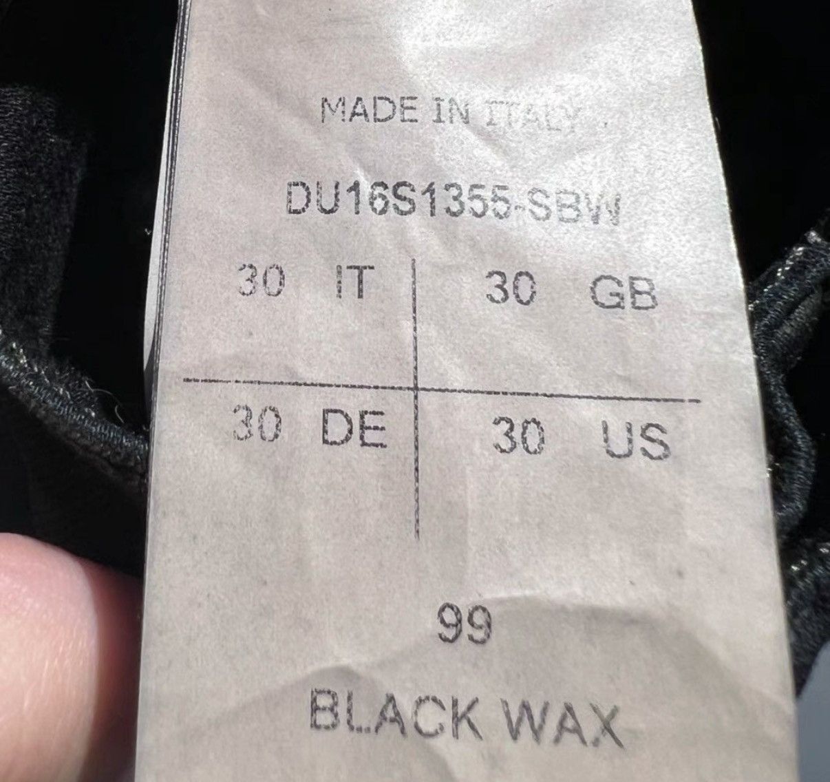 Rick Owens Rick Owens Drkshdw Waxed Denim Jeans Size US 30 / EU 46 - 3 Thumbnail