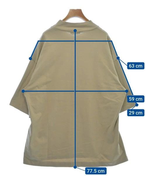 Comme des Garcons Homme T-Shirts Crewneck Short Sleeve Logo Print Beige Size US L / EU 52-54 / 3 - 3 Thumbnail