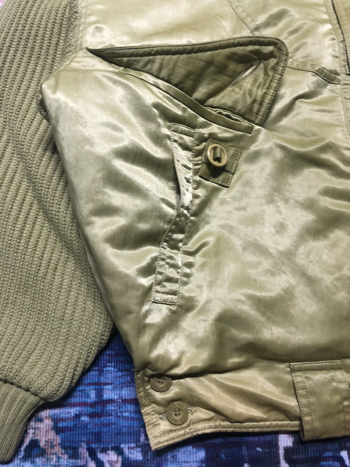 Japanese Brand Vintage Pia Sports Knited Nylon Bomber Jacket Nice Design Size US L / EU 52-54 / 3 - 15 Thumbnail