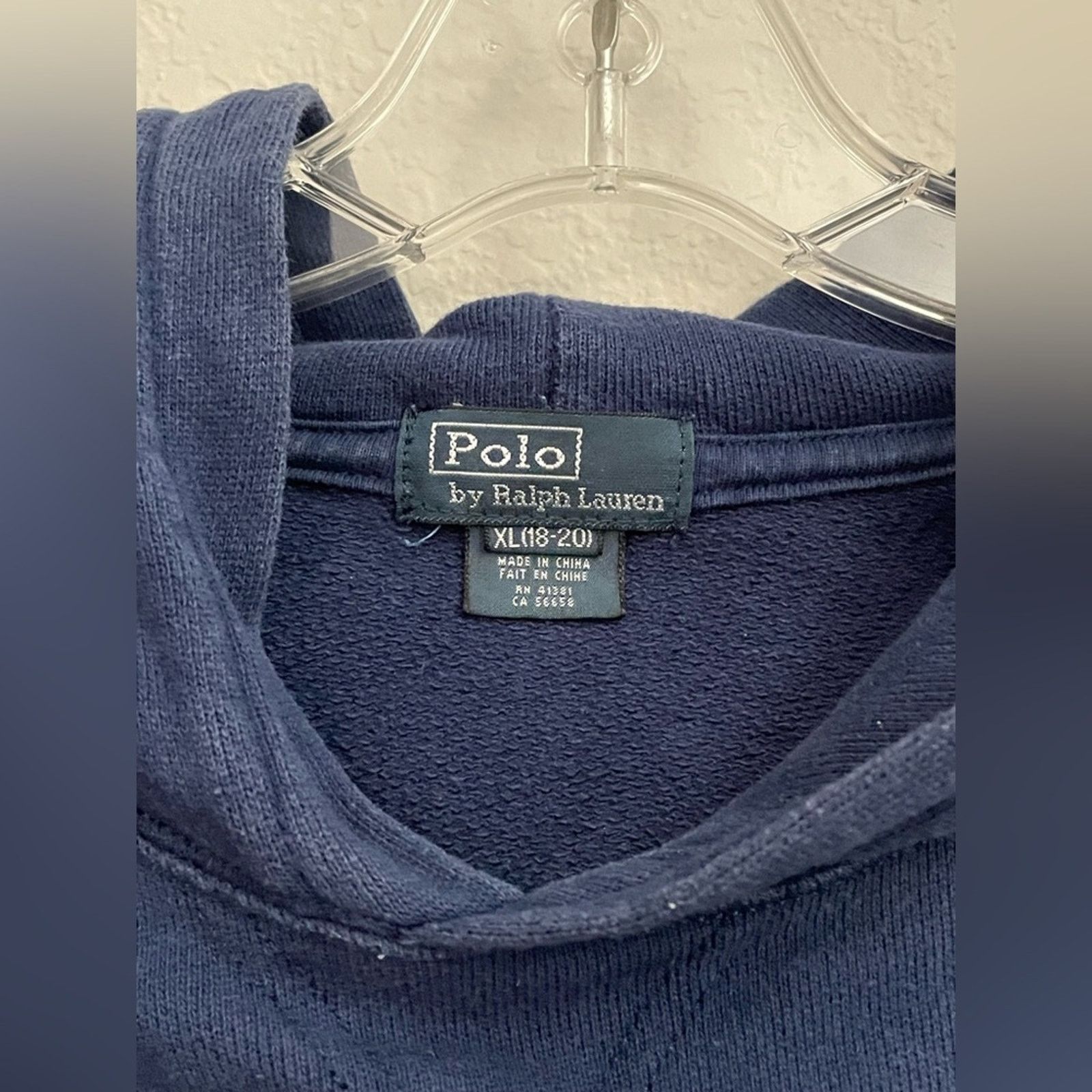 Polo Ralph Lauren Polo Ralph Lauren Boys Navy Big Pony Hoodie Size XL (18-20) Size US XL / EU 56 / 4 - 5 Thumbnail