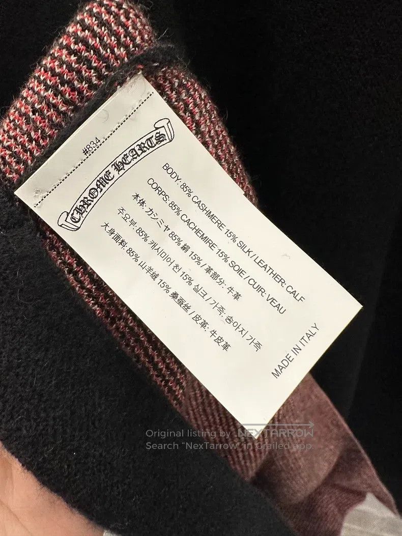 Chrome Hearts CHROME HEARTS Size XL Red three cross skin red lip sweater Size US XL / EU 56 / 4 - 7 Thumbnail